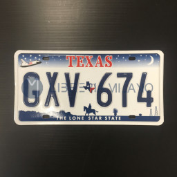 Texas License Plate - The Lone Star State (Shuttle)