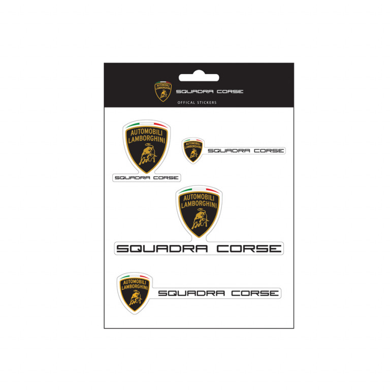 Lamborghini Squadra Corse Mixed Stickers | Libreria Concessionaria Milano  .