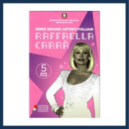 5 euro Serie Grandi Artisti Italiani - Raffaella Carrà