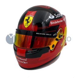 Bell Mini Helmet - Carlos Sainz Helmet - Scuderia Ferrari - 2023 Season