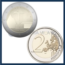 2 Euro BU - 250 Years of the Yellow Flames - Guardia di Finanza - Italy - 2024