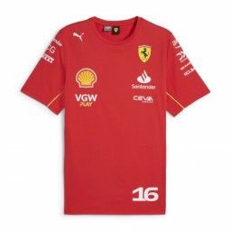 Scuderia Ferrari T-Shirt - Charles Leclerc - 2024 Season