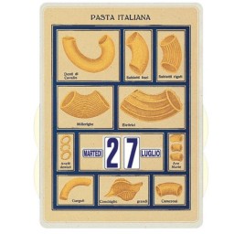 Perpetual Calendar - Light Italian Pasta