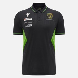 Lamborghini Squadra Corse 2023 Polo - Black/Green