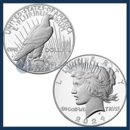 1 Dollaro Argento Proof - Peace - Stati Uniti d'America - 2024