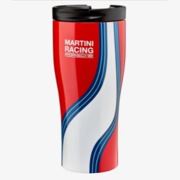 Martini Racing Porsche Thermal Mug - Safari Red/Blue/White