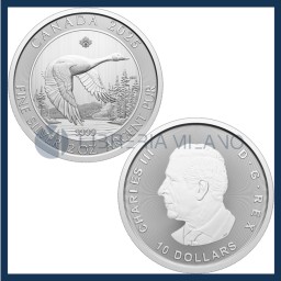 10 Dollari Argento Fdc (2 oz) - Anatra - Canada - 2025